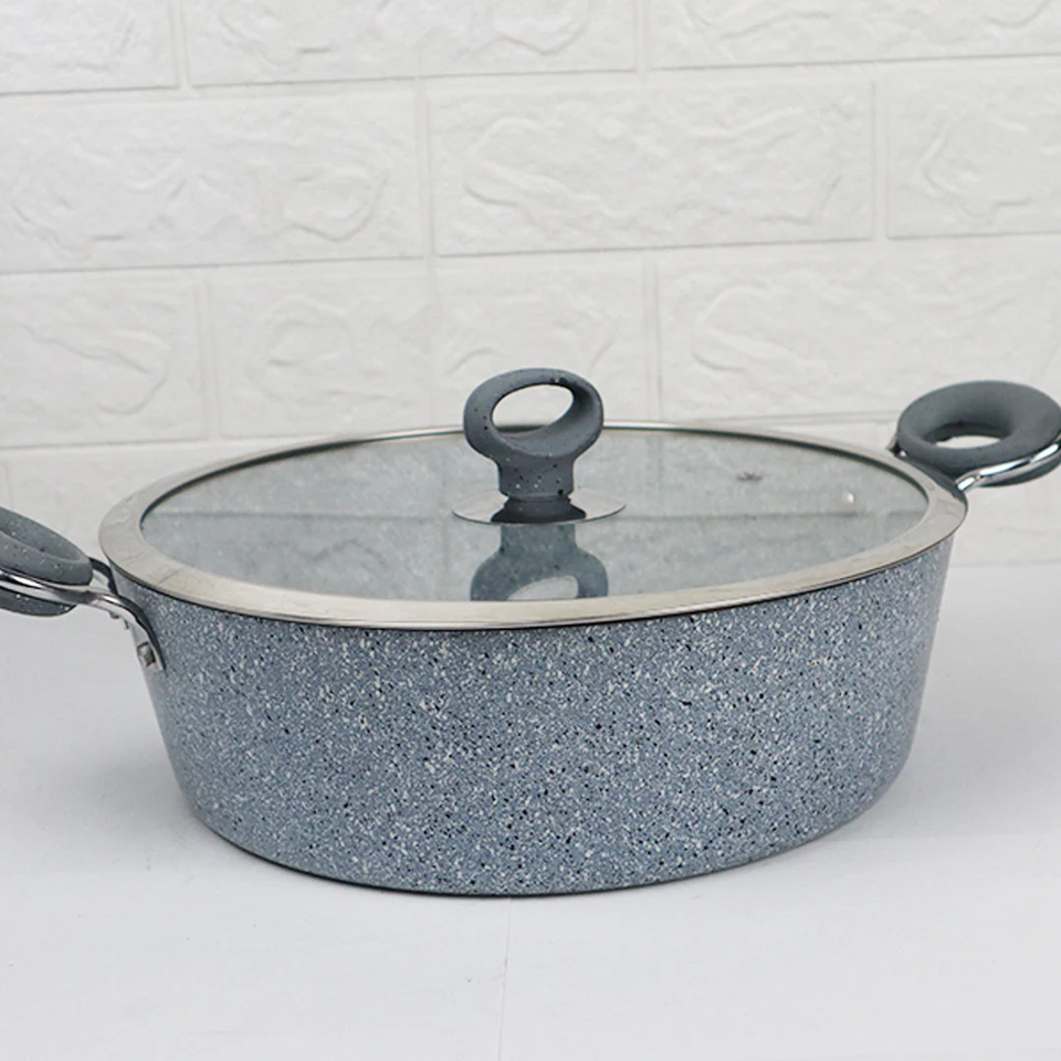 Non Stick Marble Coated Signature Wok (Karahi) 28cm