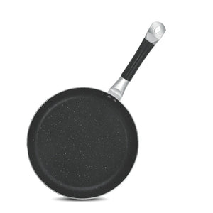 Mirror Polish Aluminum Steno Frying Pan inside Marble Coat 24, 26, 28cm