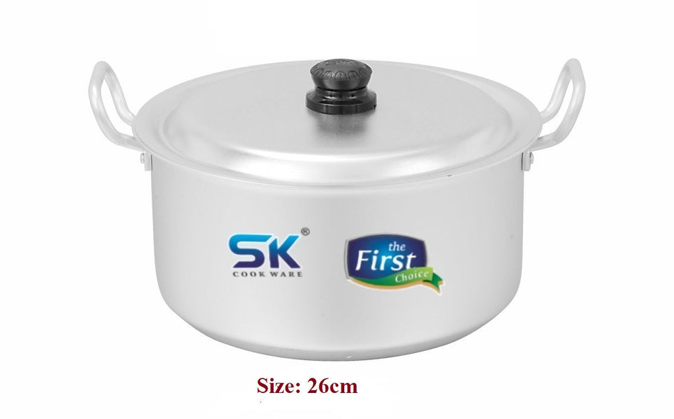 Cookware anodized casserole single piece with handle Cooking Pot all sizes