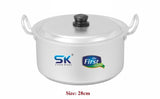 Cookware anodized casserole single piece with handle Cooking Pot all sizes
