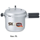 Cool Aswad Pressure Cooker with Easy Grip Handles 5, 7, 9, 11 litr