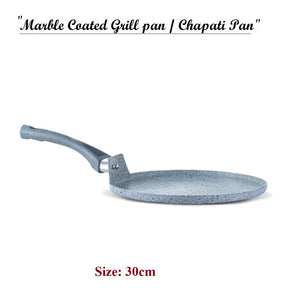 Non-Stick Marble Coated Grill Pan / Chapati Pan 30 cm