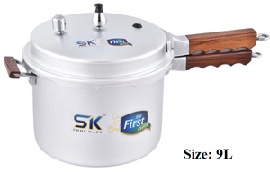 Rose Wood Pressure Cooker with Easy Grip Handles 5, 7, 9, 11 litr