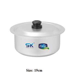 Cookware Anodized Round Casserole single piece Cooking Pot all sizes