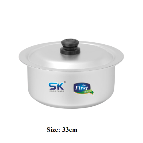Cookware Anodized Round Casserole single piece Cooking Pot all sizes