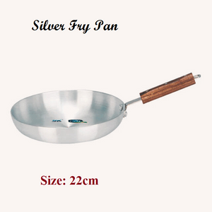 Cookware silver Fry Pan 22, 24, 26, 28, 30, 32cm