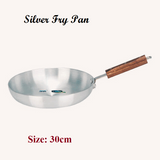 Cookware silver Fry Pan 22, 24, 26, 28, 30, 32cm