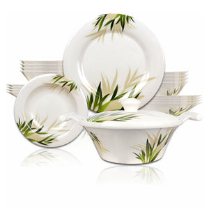 69 Pieces Melamine Double Glaze Dinnerware Set