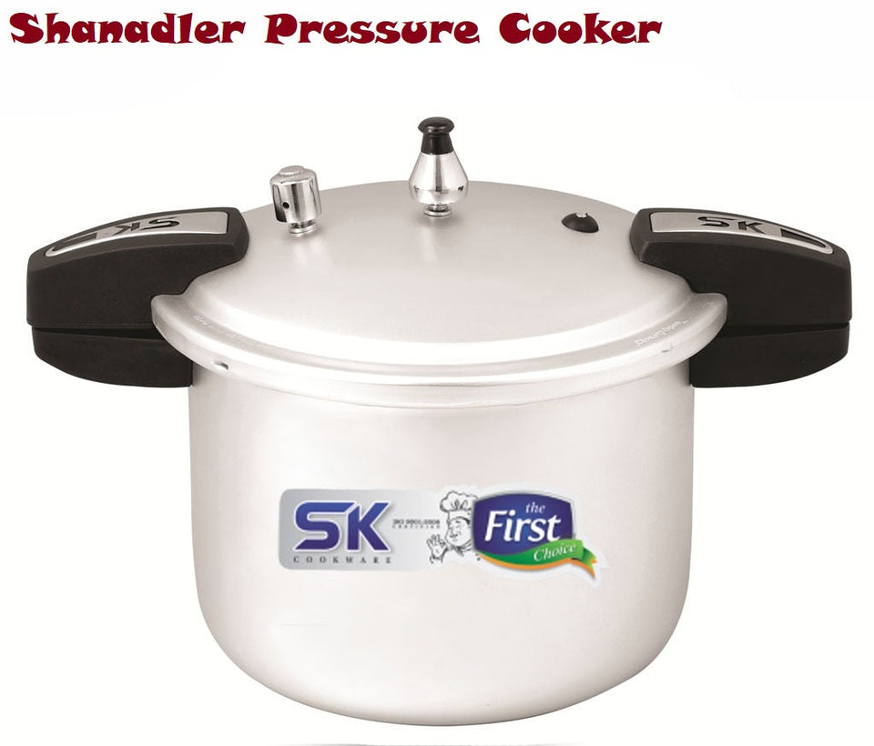 Shandler Aluminum Commercial Pressure Cooker 5, 7, 9, 11, 13, 15, 18L