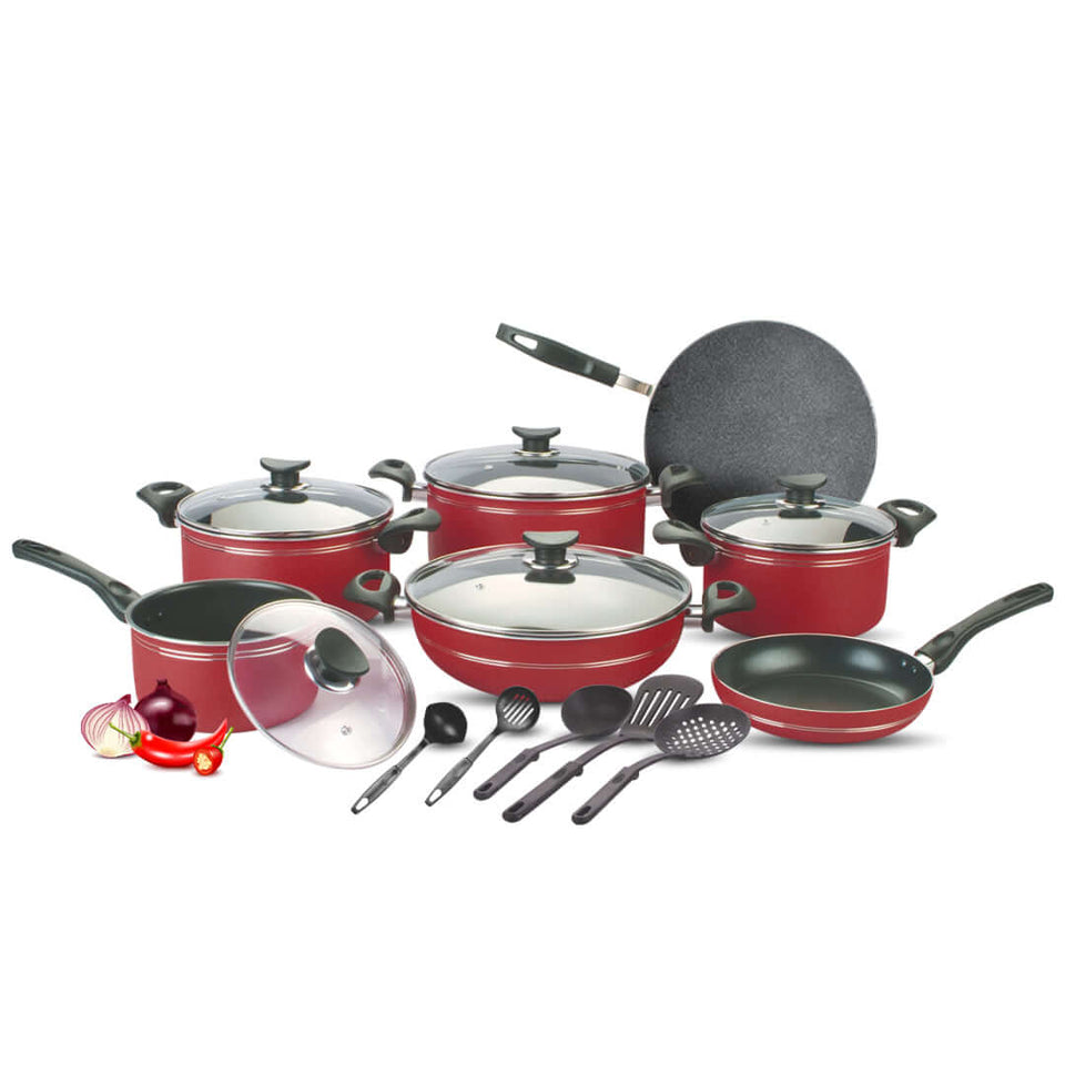 17 Pieces Non-Stick Indigo Gift Pack Set