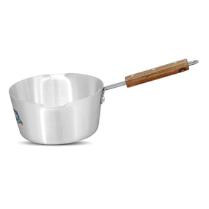 Silver Milk pan with Single Knob in 14,16,18,20cm sizes