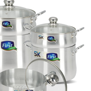Metal Finish Couscousera Steamer Set