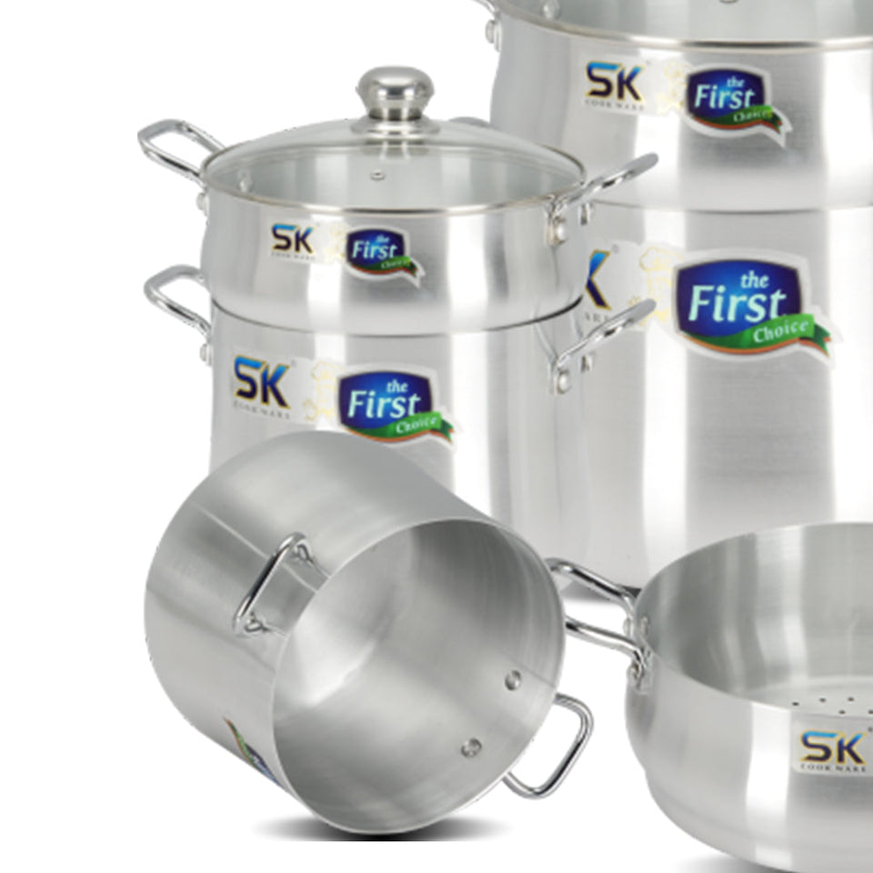 Metal Finish Couscousera Steamer Set