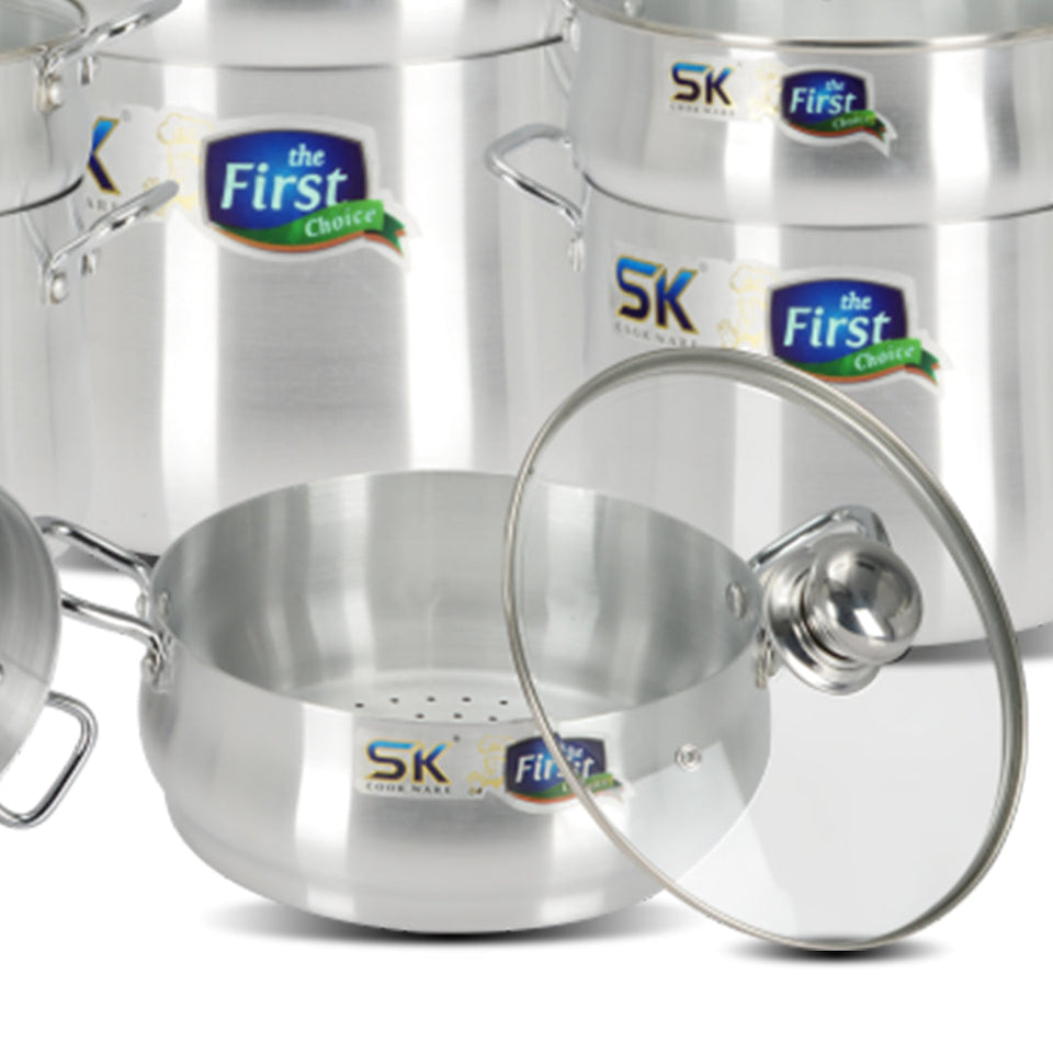 Metal Finish Couscousera Steamer Set