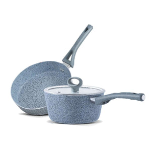 16 Pieces Marble Coated Gift Pack Signature Cookware Set